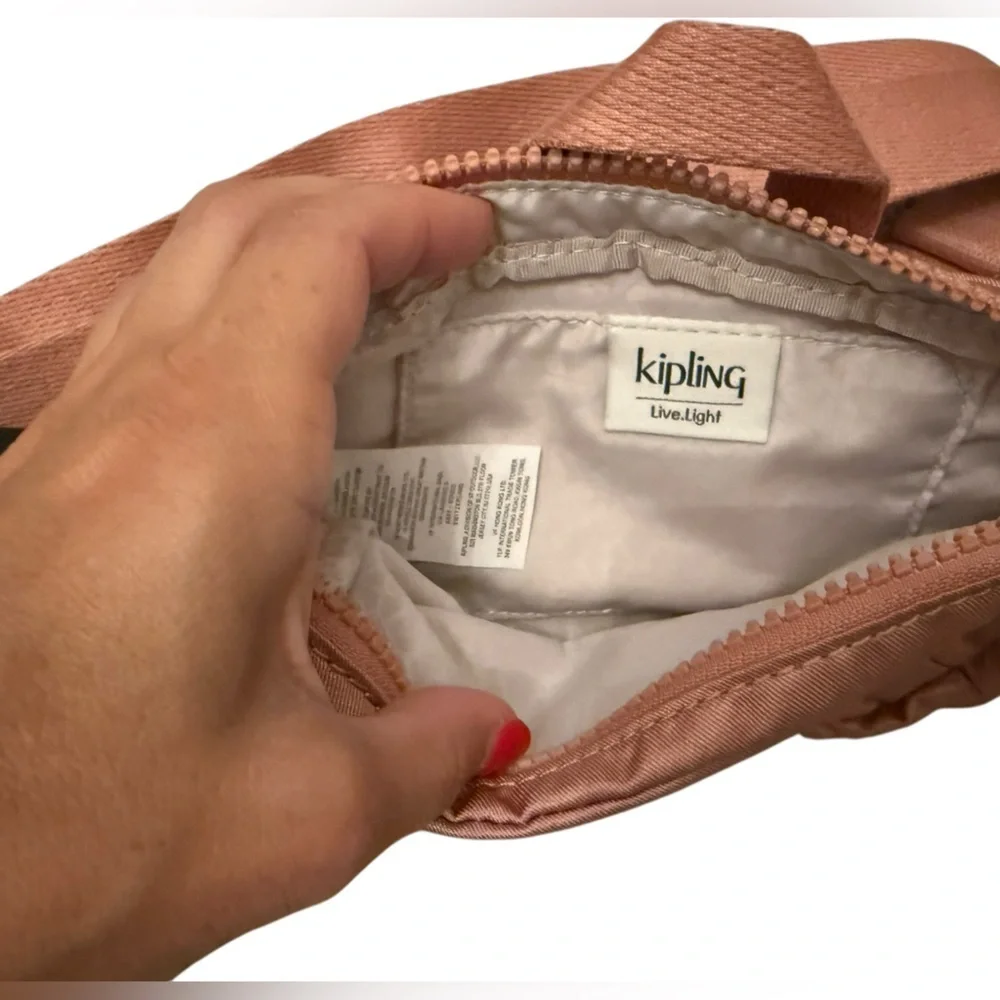 Kipling Alys Small Bum Bag Crossbody Rose Gold - Picture 4 of 4